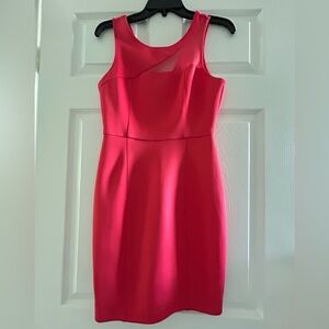 Size 2 Guess Pink Bodycon Sleeveless Dress